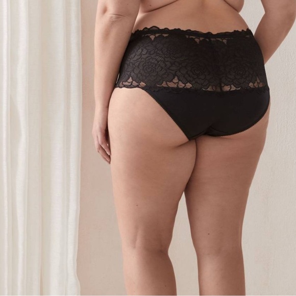 Dressé Size 1X Elegant Lace Women's Panties - Black and Gray - BRAND NEW - Picture 7 of 7